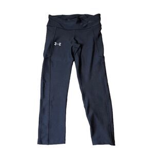 Under Armour Black Leggings‎ Mesh Back Calf Women's Size XS